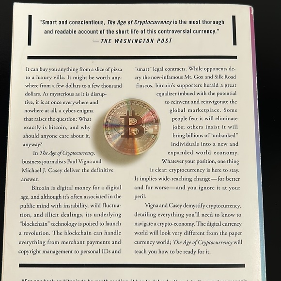 Paperback book: The Age of Cryptocurrency by Paul Vigna, Michael J Casey Used π - Picture 4 of 13